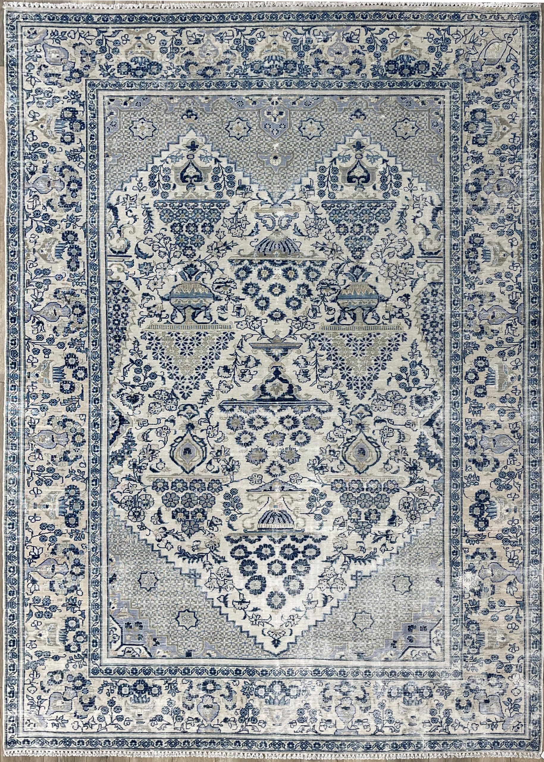 7'0"x10'0" Vintage Persian Mahal Wool (#53562)