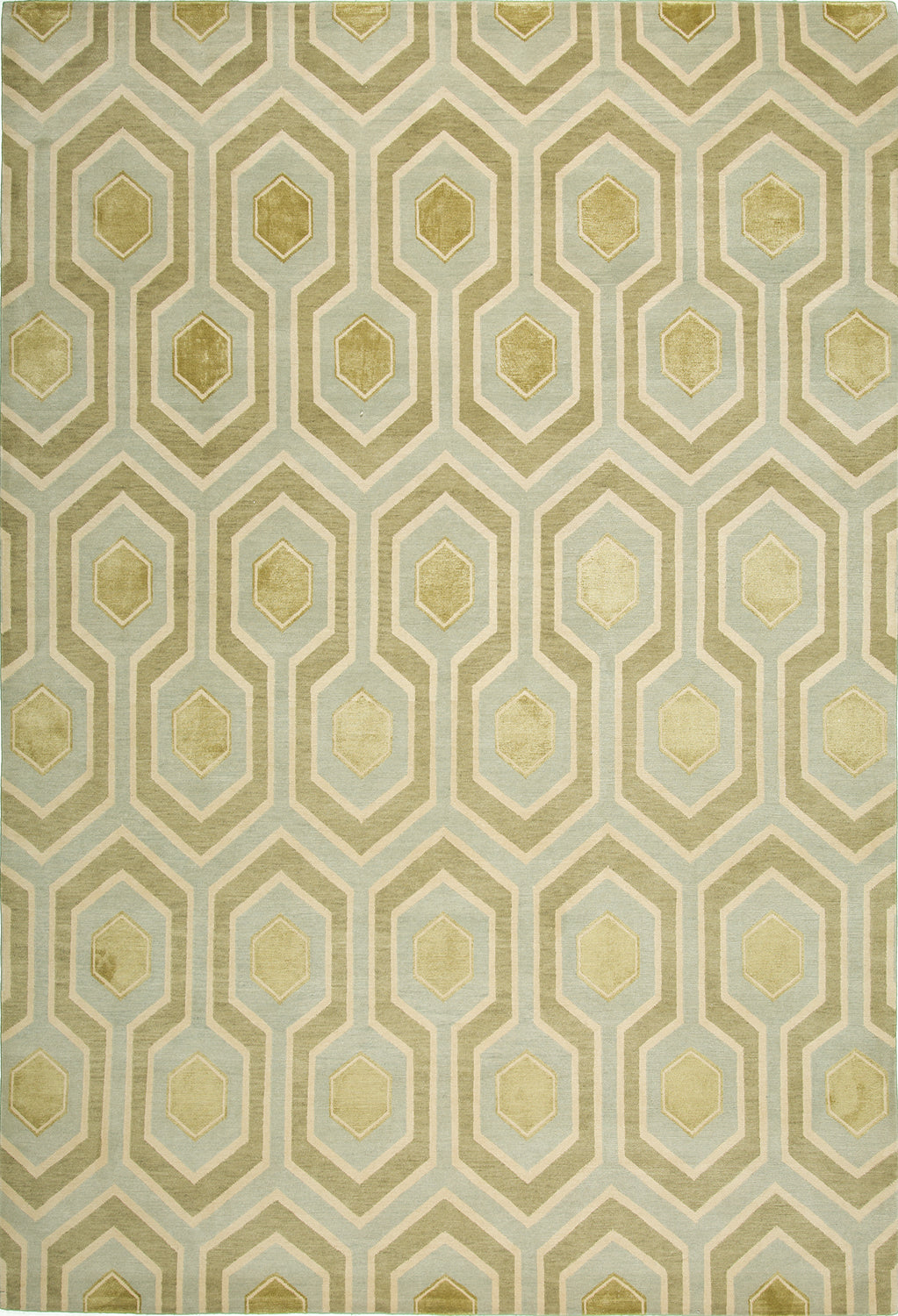 8'x10' Nepal Modern Wool & Silk (#JON8251)