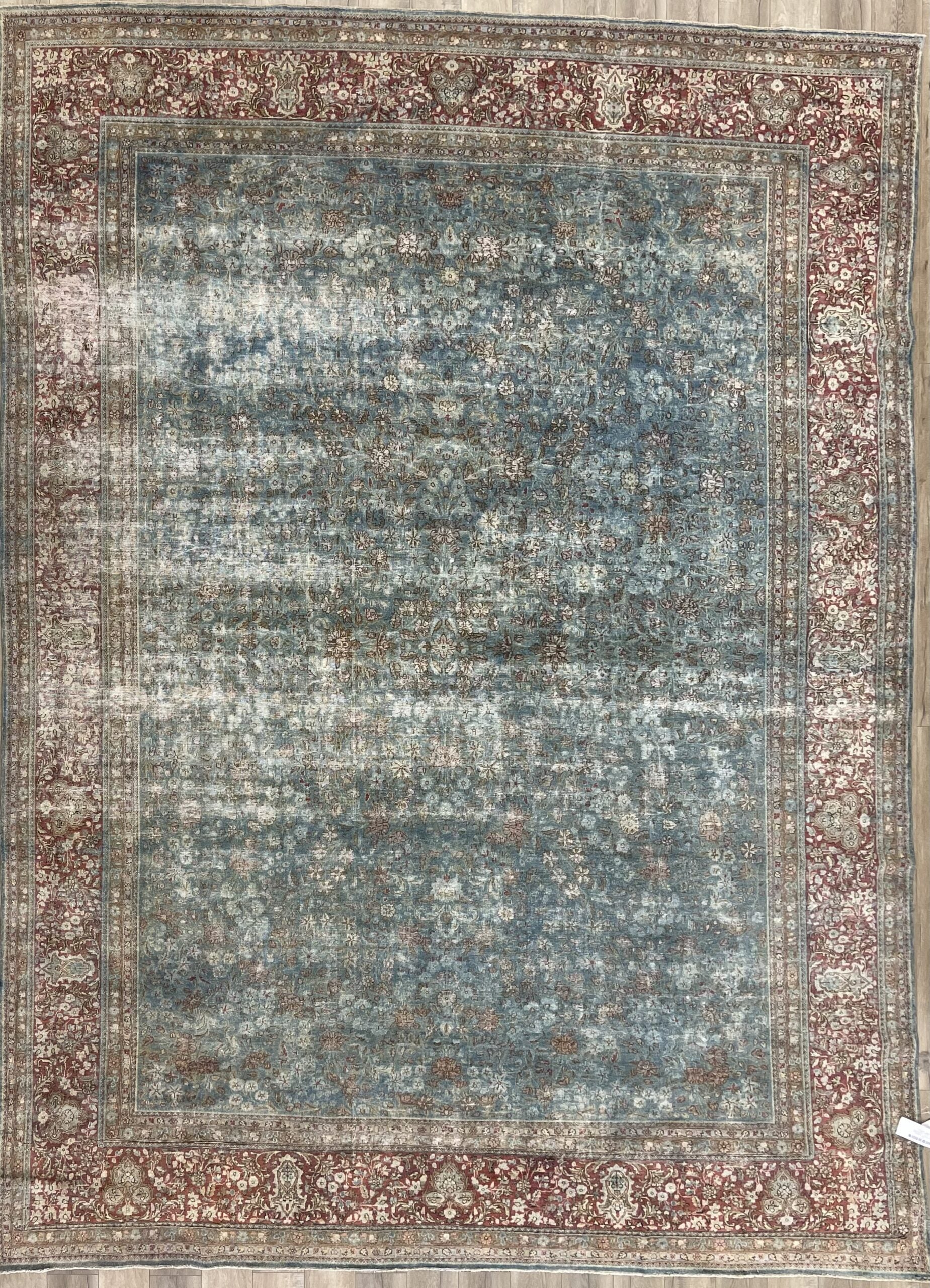 9’11″X13’10″ PERSIAN VINTAGE KERMAN WOOL (#67886)
