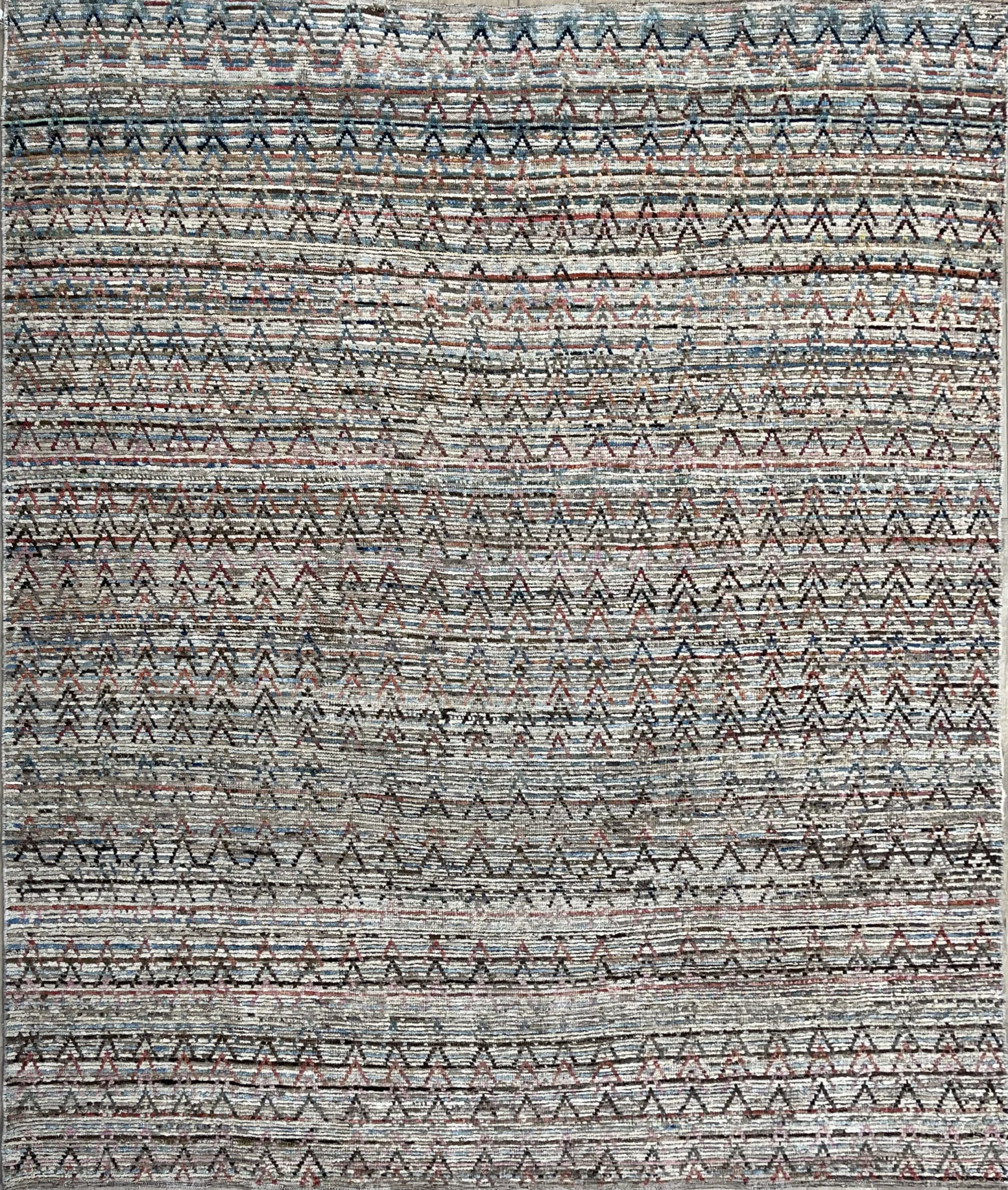 8’0″X9’3″ AFGHAN MOROCCO WOOL (#16130)