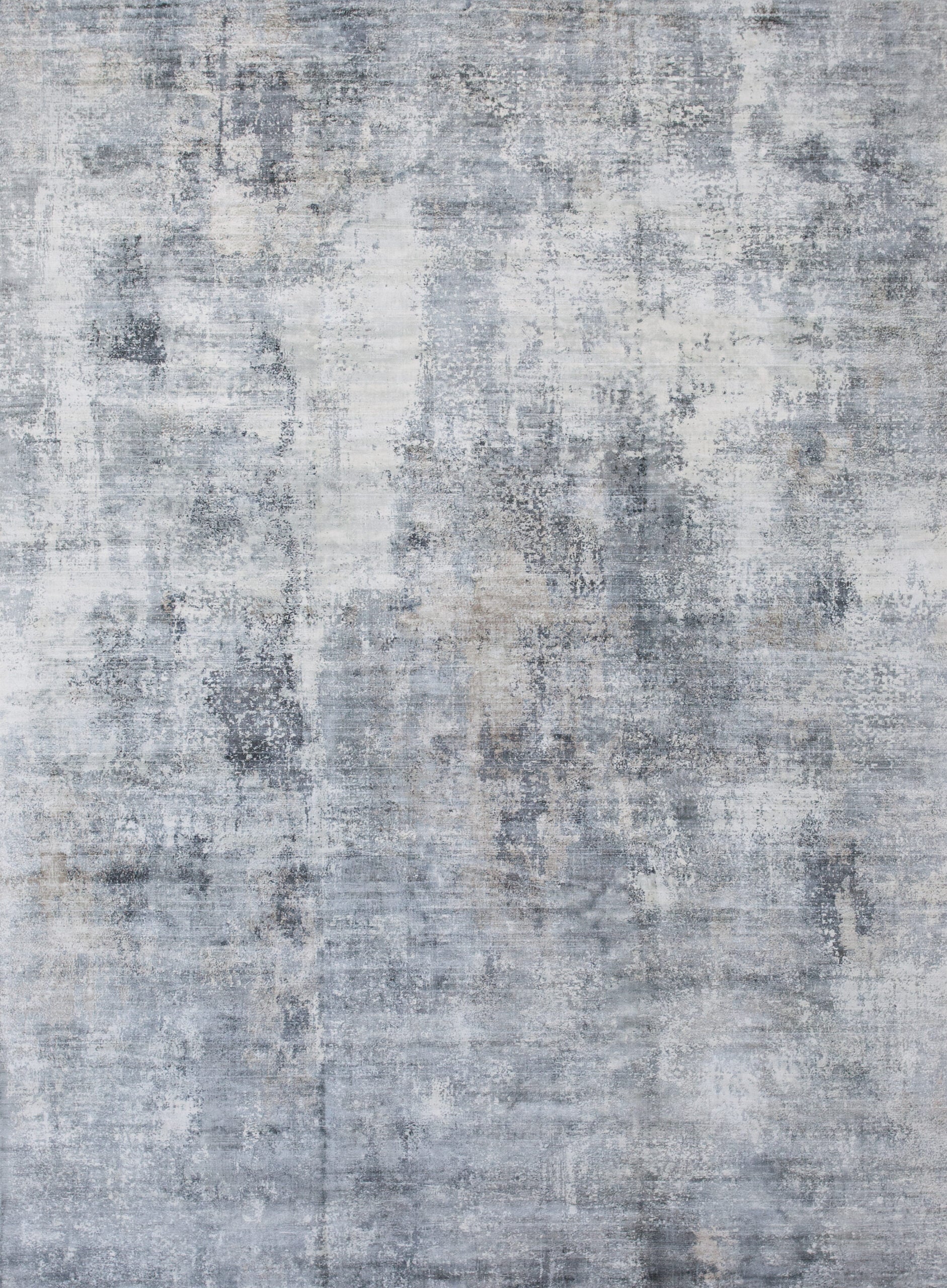 Indian Pitchstone Gray Silver Bamboo Silk
