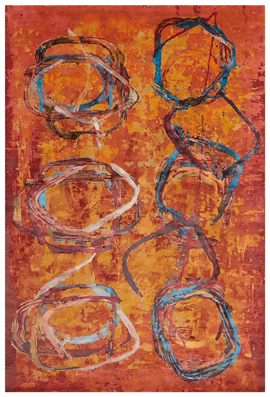 9x12 Nepal Modern Wool & Silk (#999)